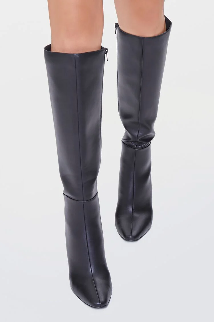 Knee-High Stiletto Boots - Image 4