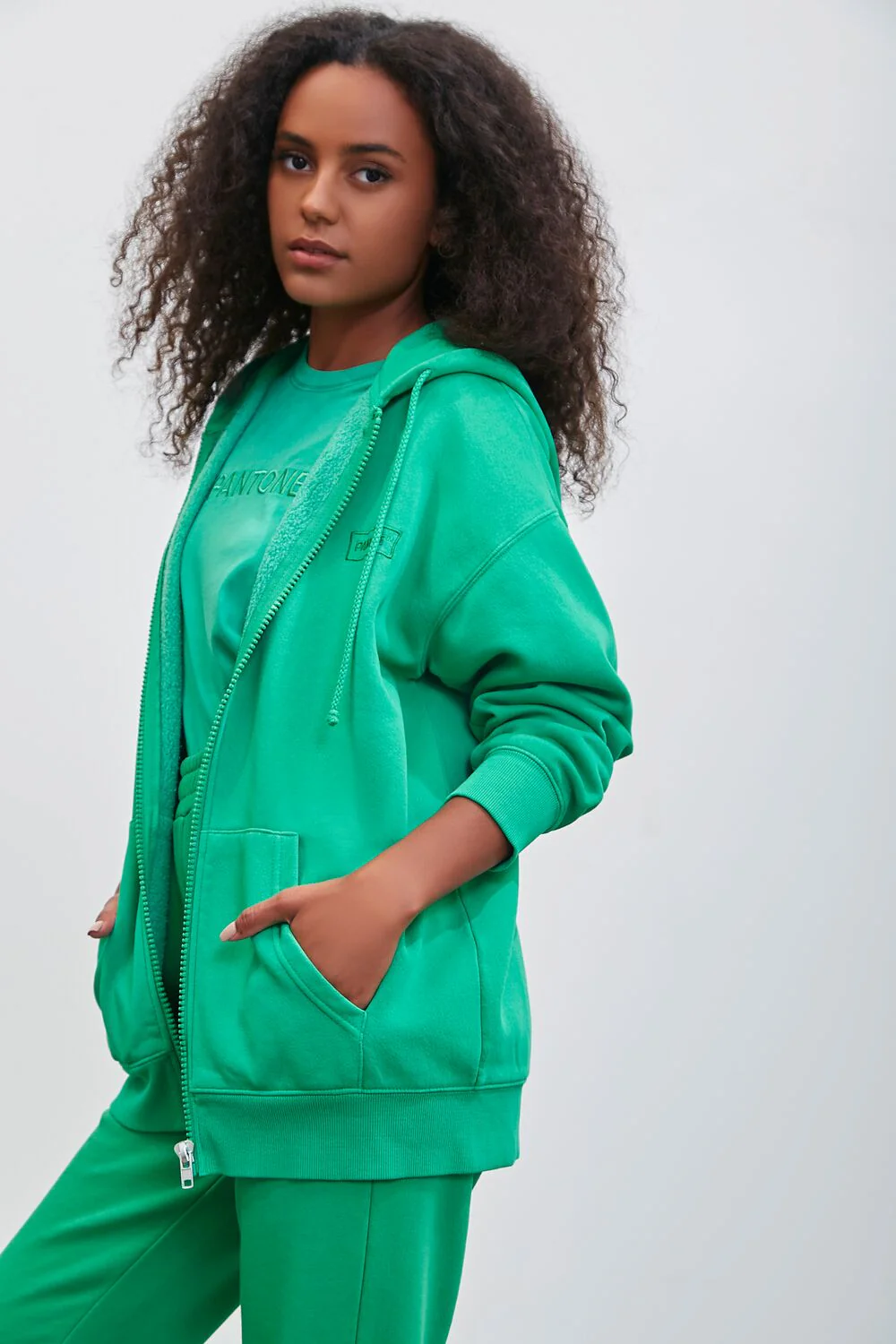 Pantone Zip-Up Hoodie - Image 3