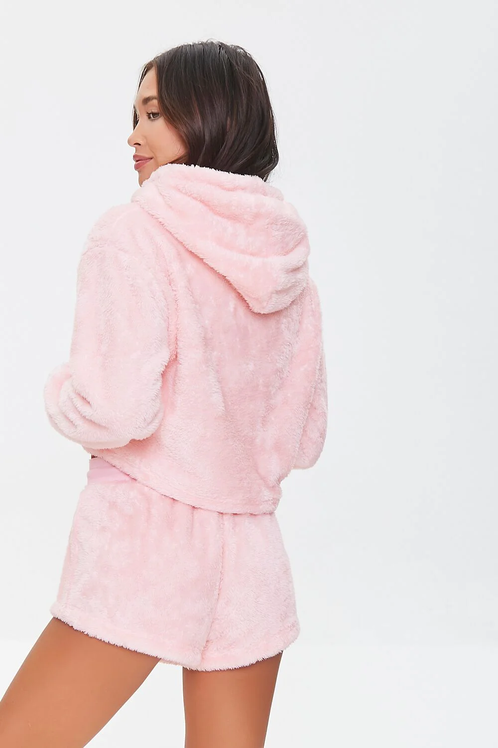 Plush Drawstring Lounge Hoodie - Image 3