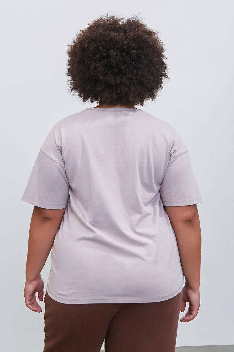 Plus Size Embroidered Pantone Crew Tee - Image 3
