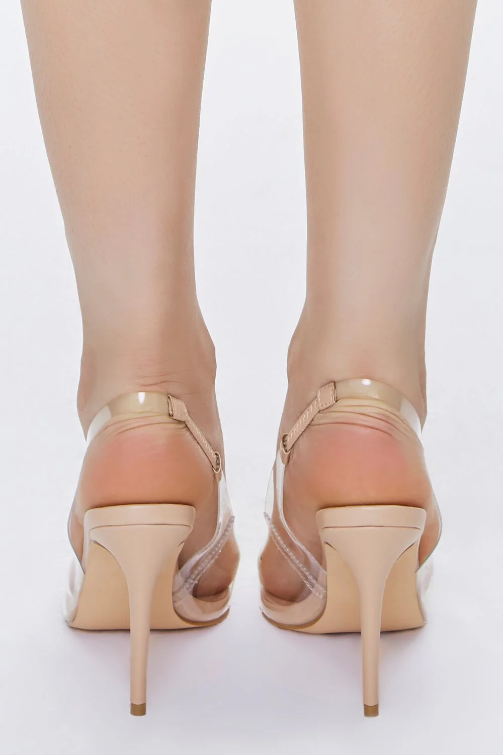 Clear Slingback Stiletto Heels - Image 3