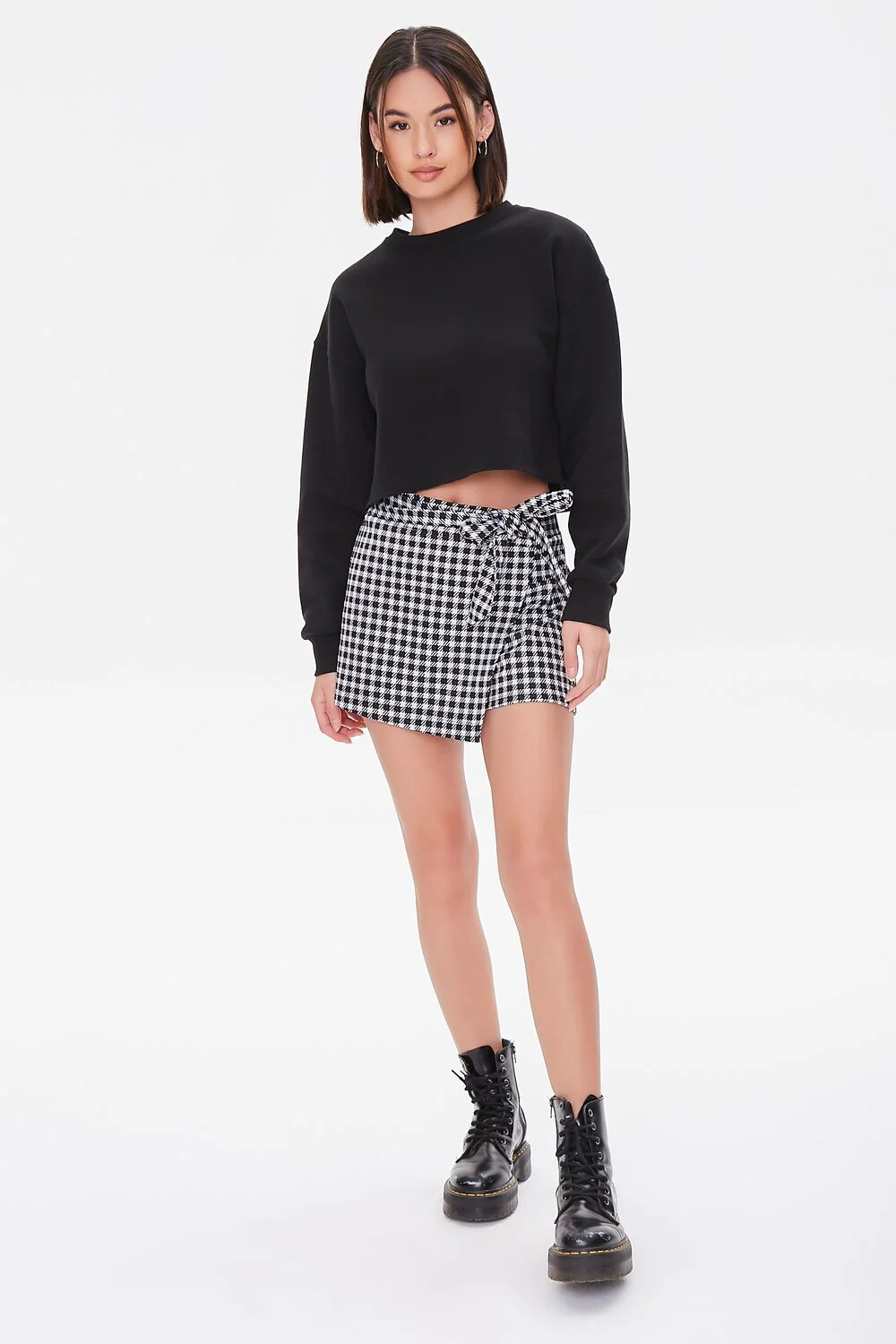 Gingham Wrap Skort - Image 5