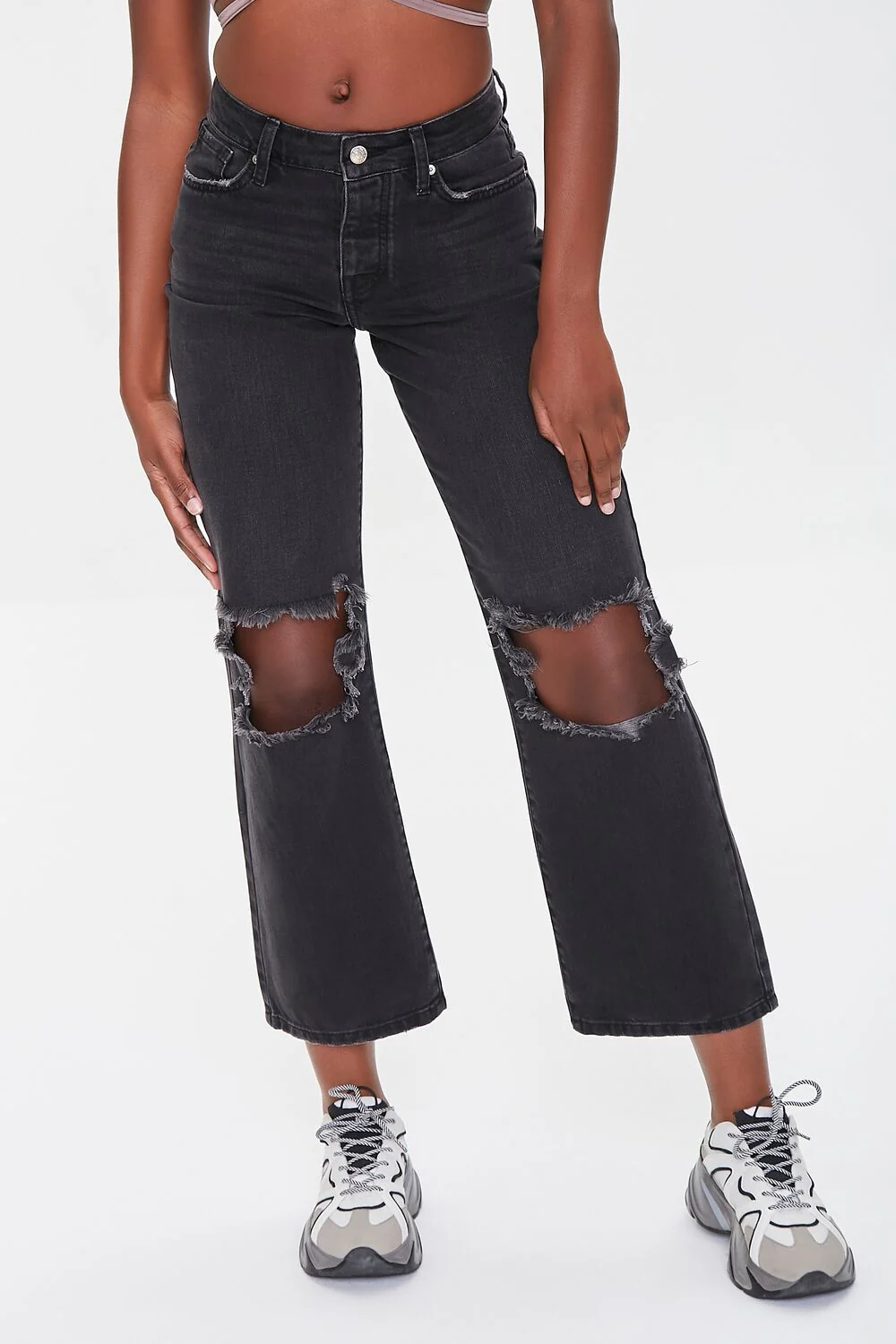 Premium Distressed 90s Fit Jeans - Image 2