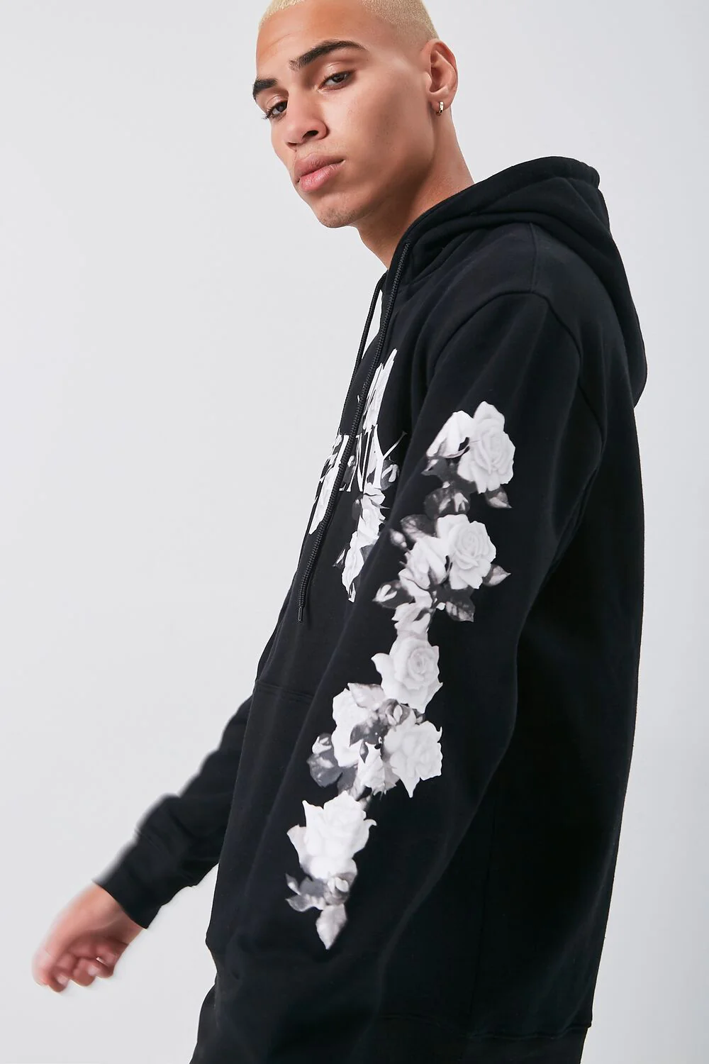 Heavenly Floral Print Hoodie - Image 2