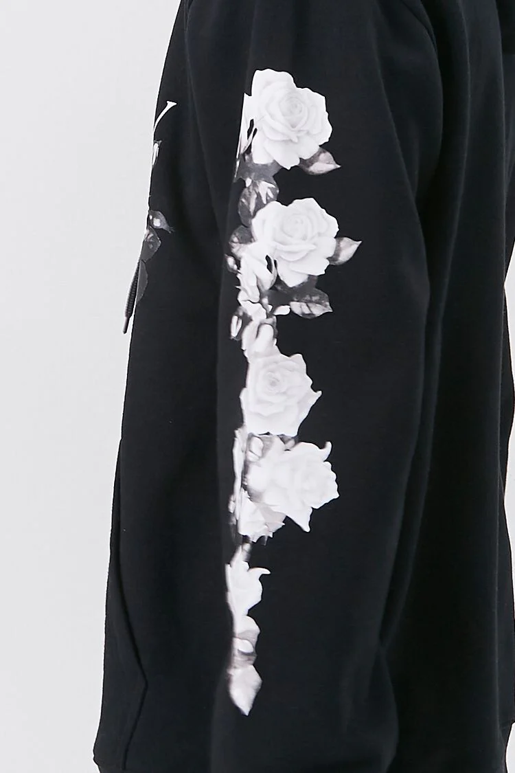 Heavenly Floral Print Hoodie - Image 6