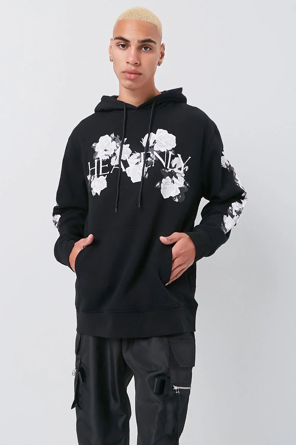 Heavenly Floral Print Hoodie - Image 7