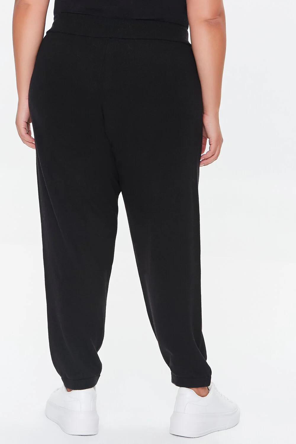 Plus Size Drawstring High-Rise Joggers - Image 4
