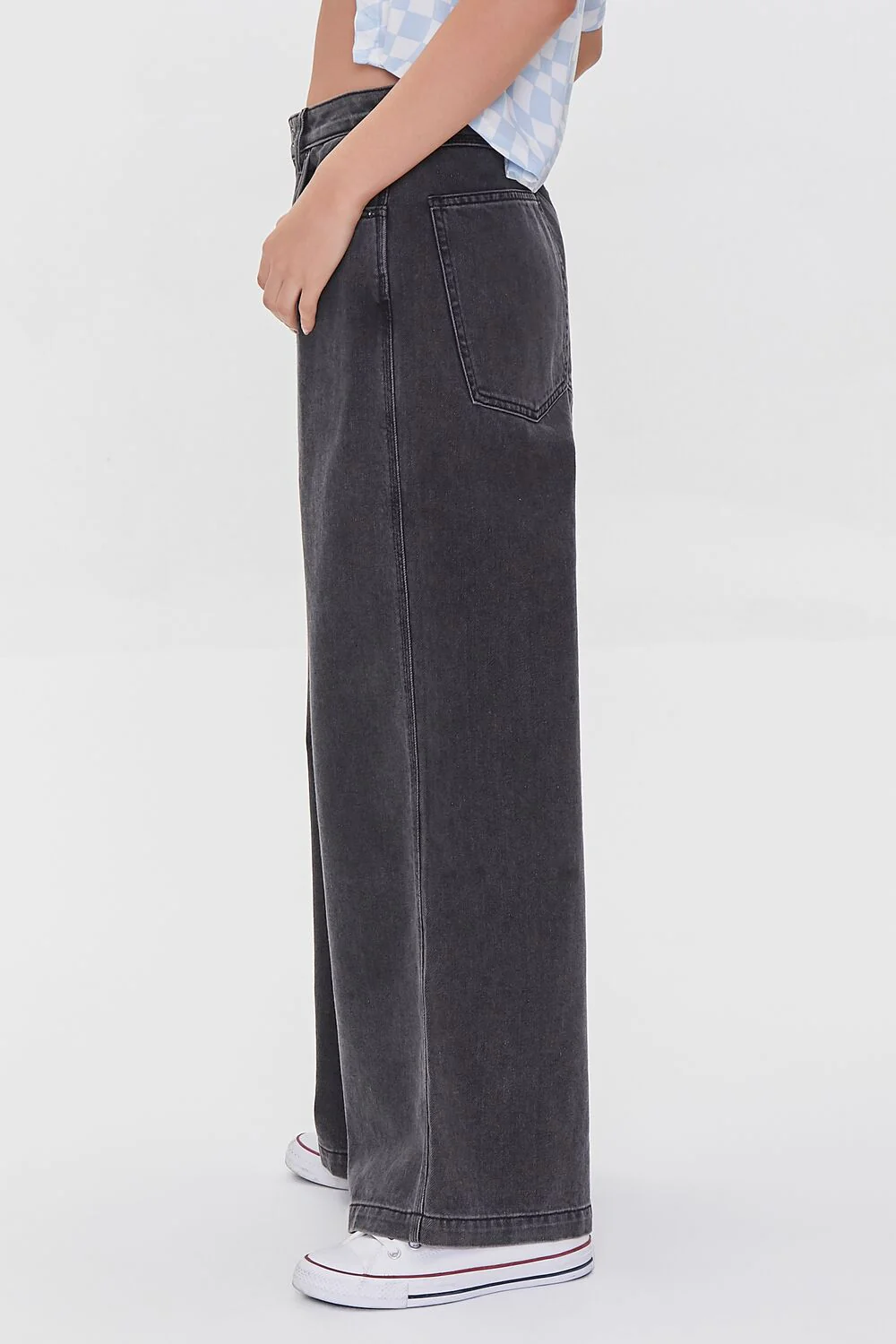 Wide-Leg High-Rise Jeans - Image 3
