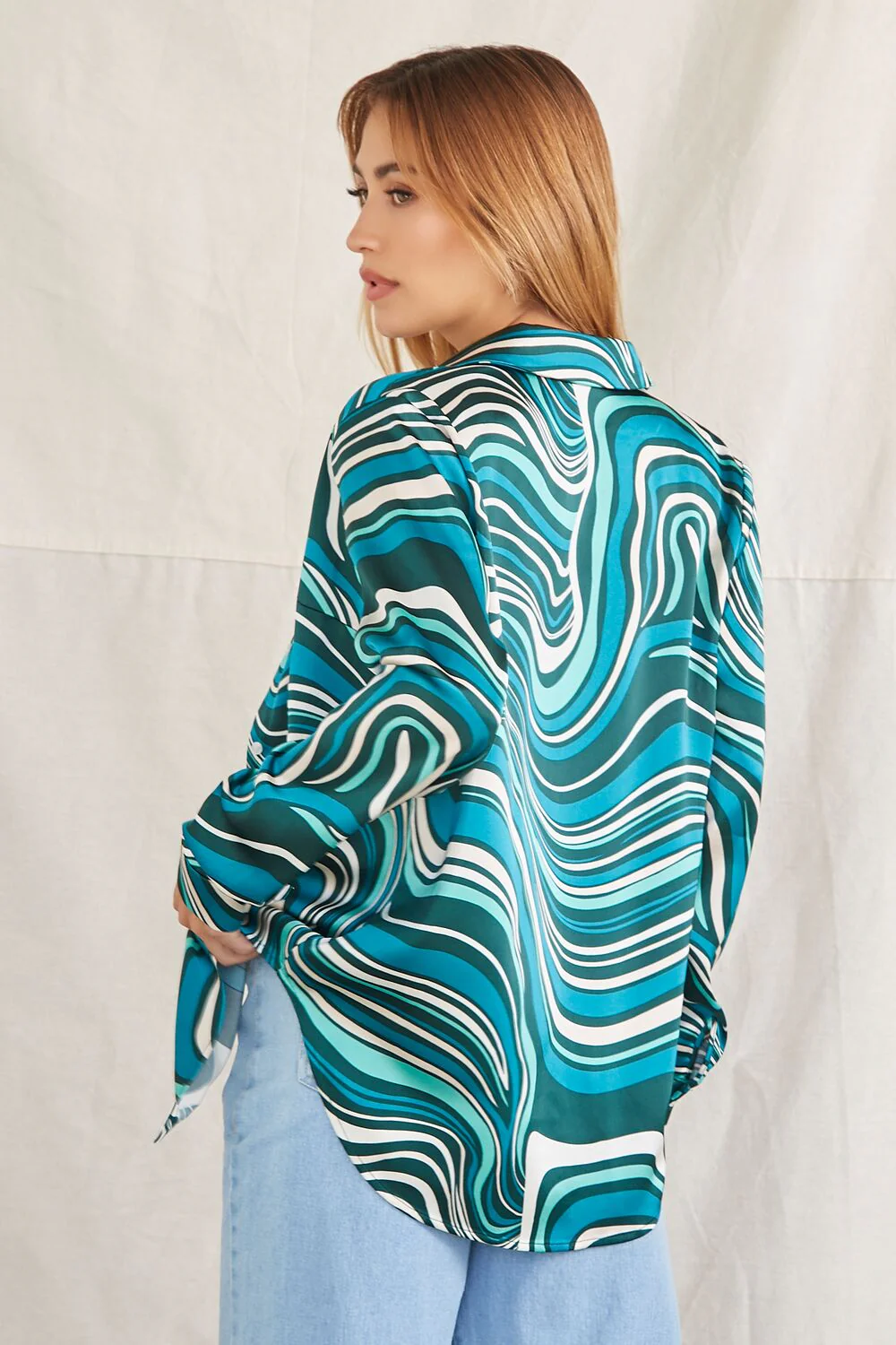 Abstract Print Shirt - Image 3