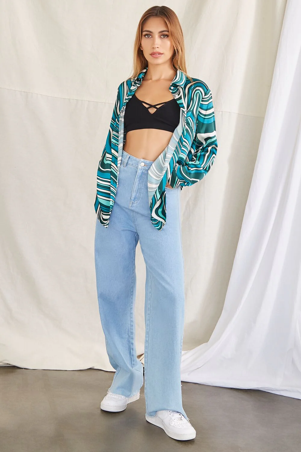 Abstract Print Shirt - Image 4