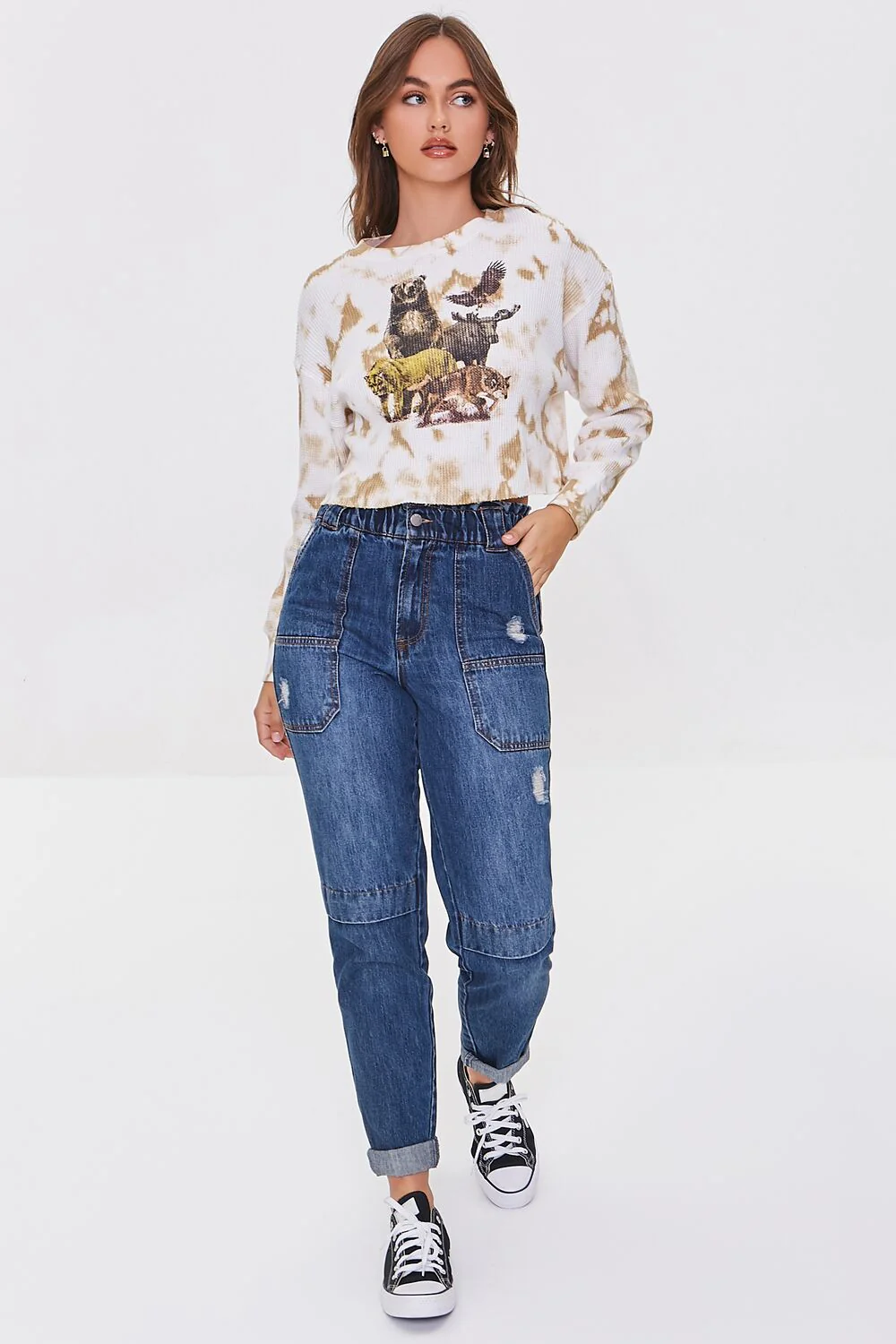 Tie-Dye Animal Graphic Top - Image 4
