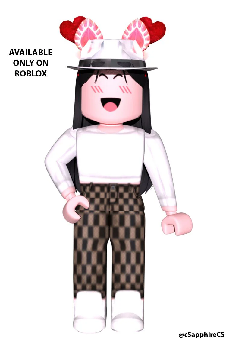 Checkered Print Jeans - Image 7