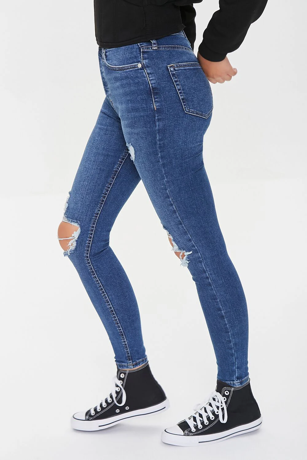 Distressed Skinny Jeans - Image 3