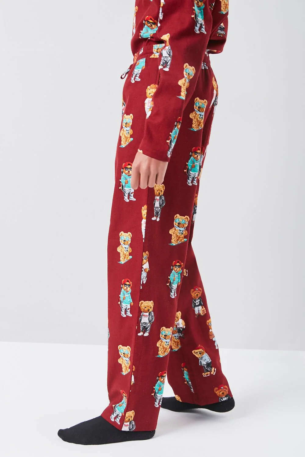 Teddy Bear Print Pajama Pants - Image 3