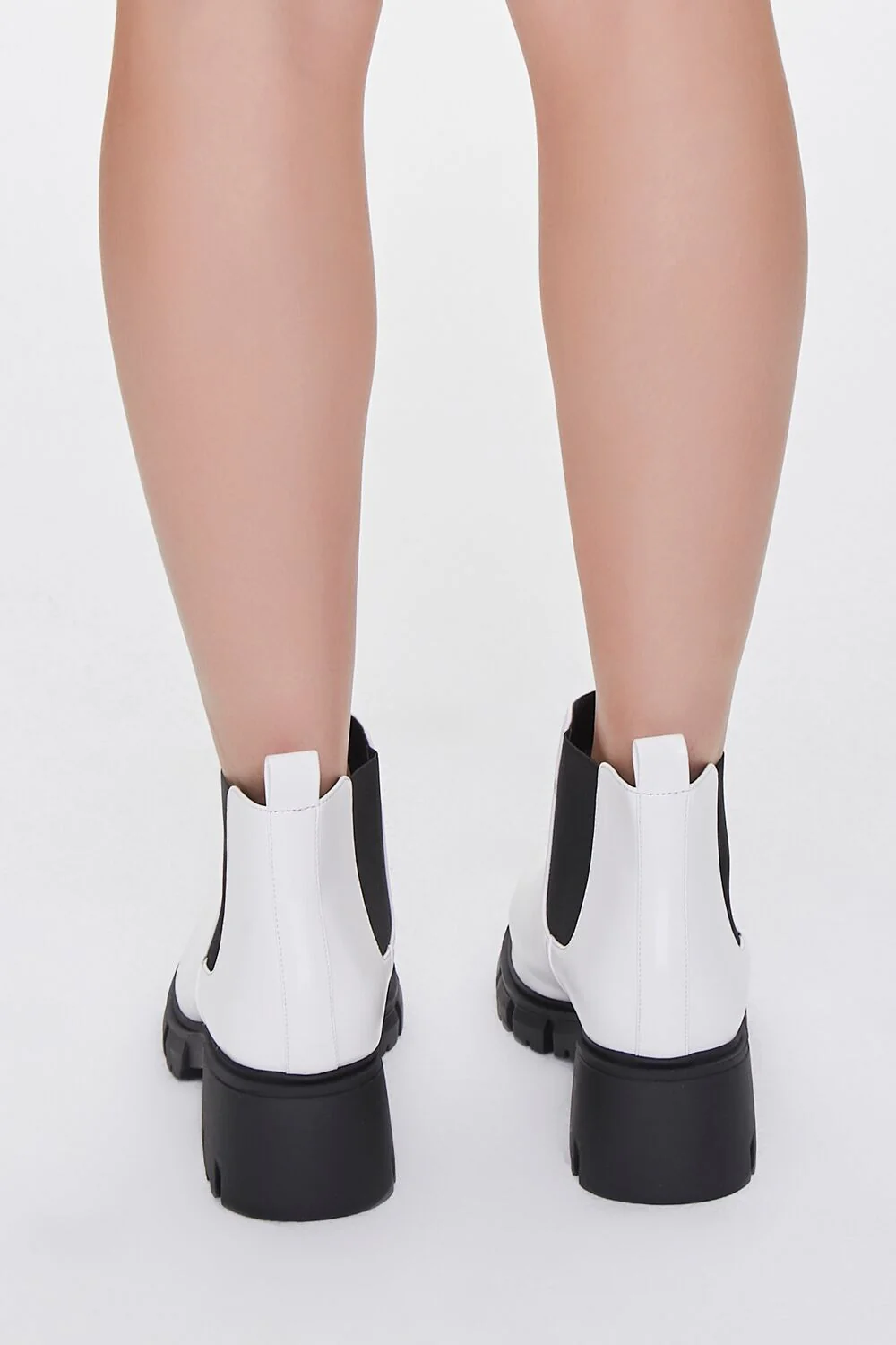 Faux Leather Chelsea Booties (Wide) - Image 3