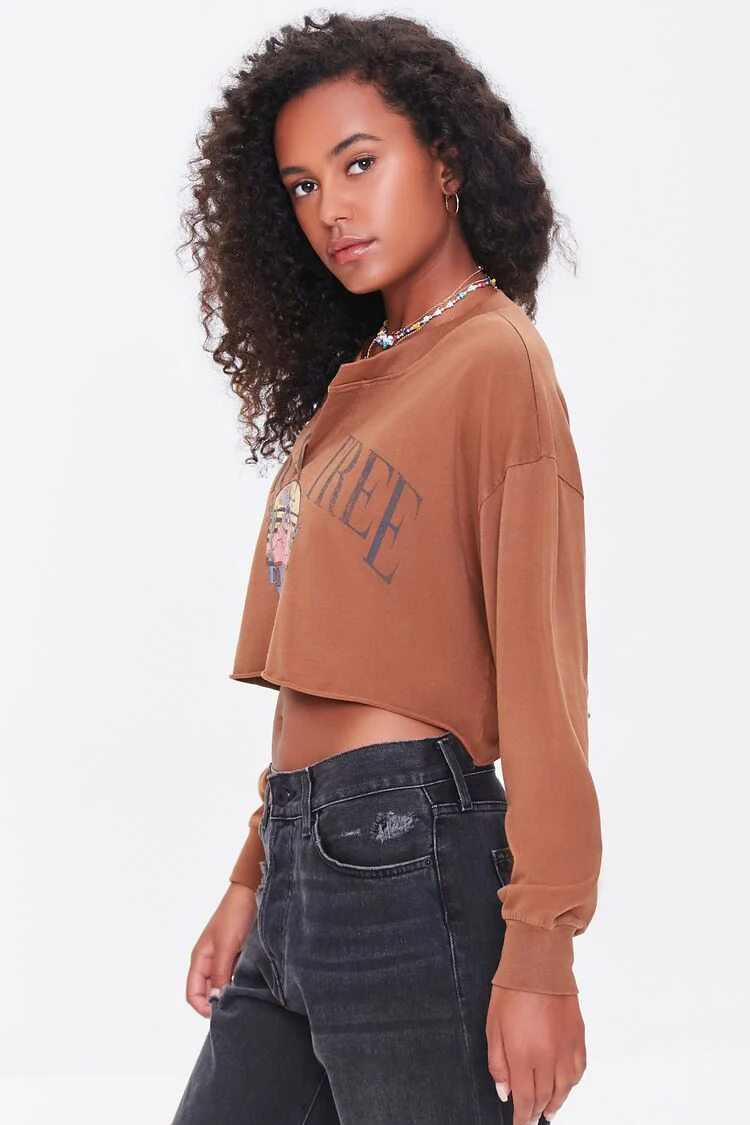 Joshua Tree Graphic Cropped Tee - Image 2