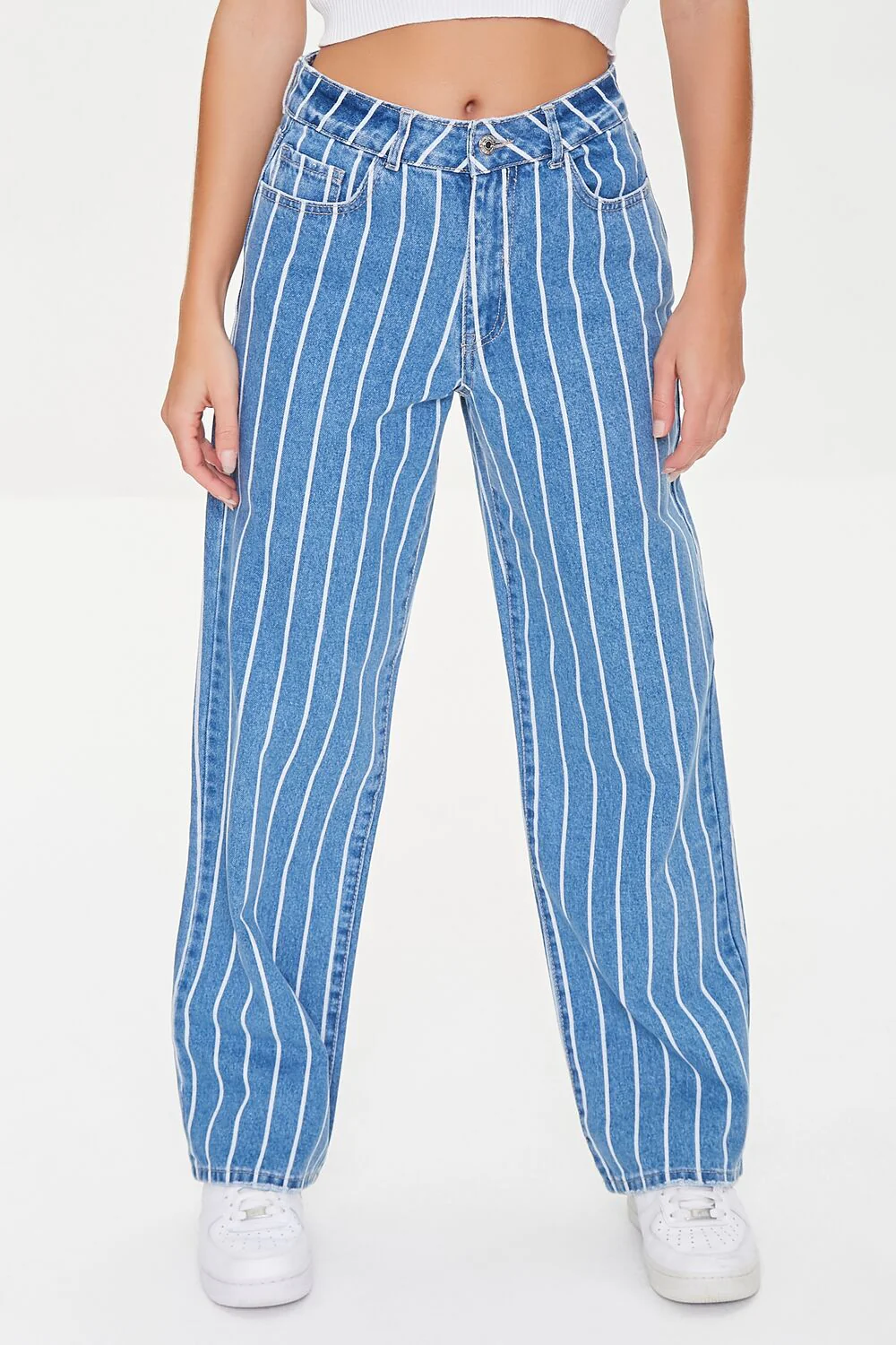 Striped 90s-Fit Jeans - Image 2