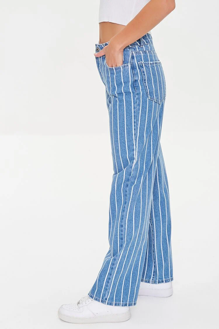 Striped 90s-Fit Jeans - Image 3