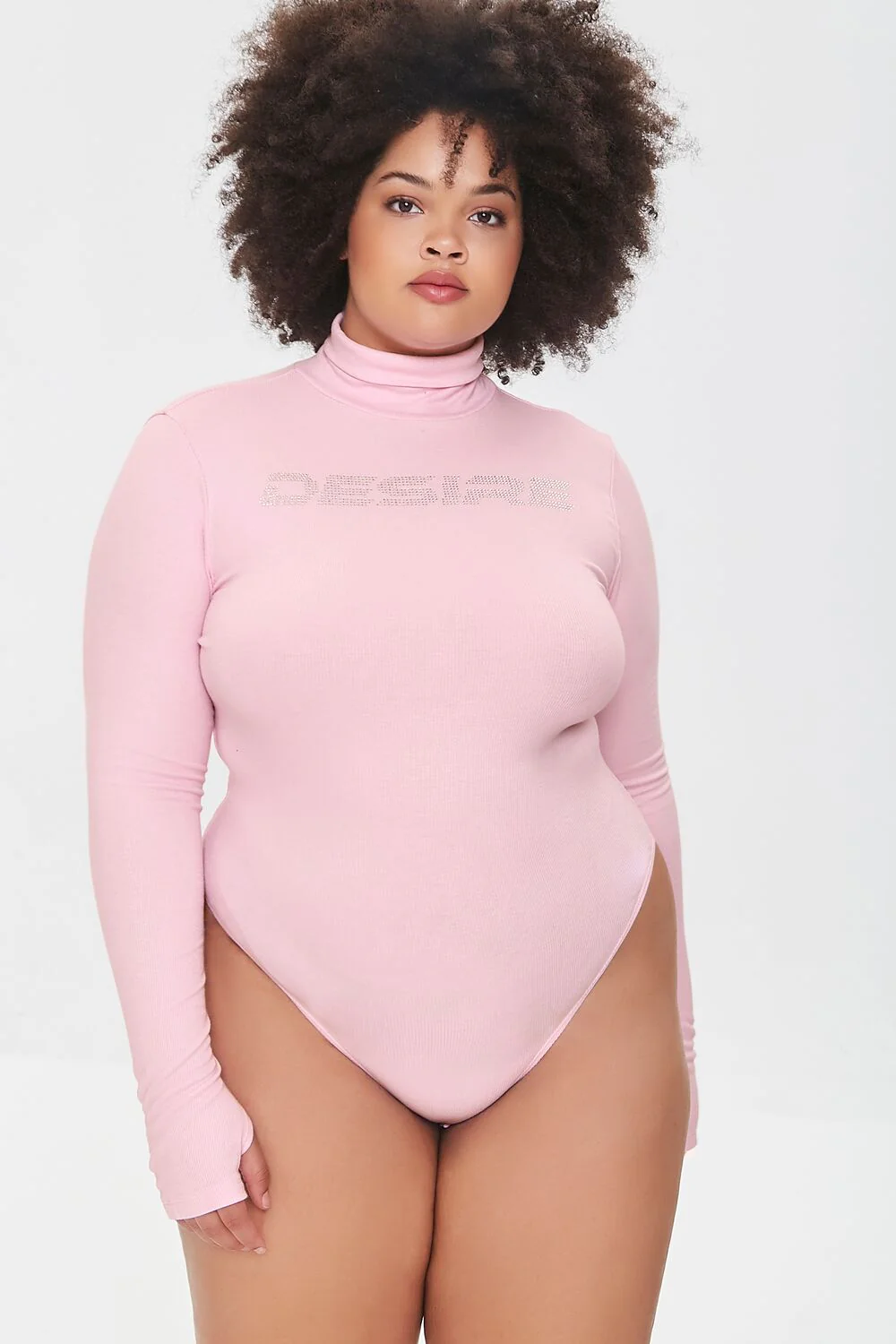 Plus Size Rhinestone Desire Bodysuit - Image 5
