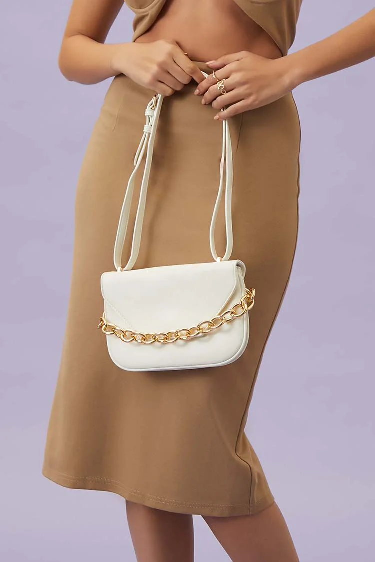 Curb Chain Crossbody Bag - Image 5