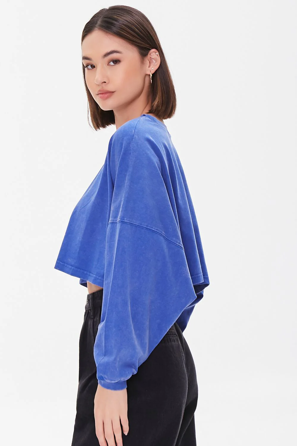 Cropped Long-Sleeve Tee - Image 2