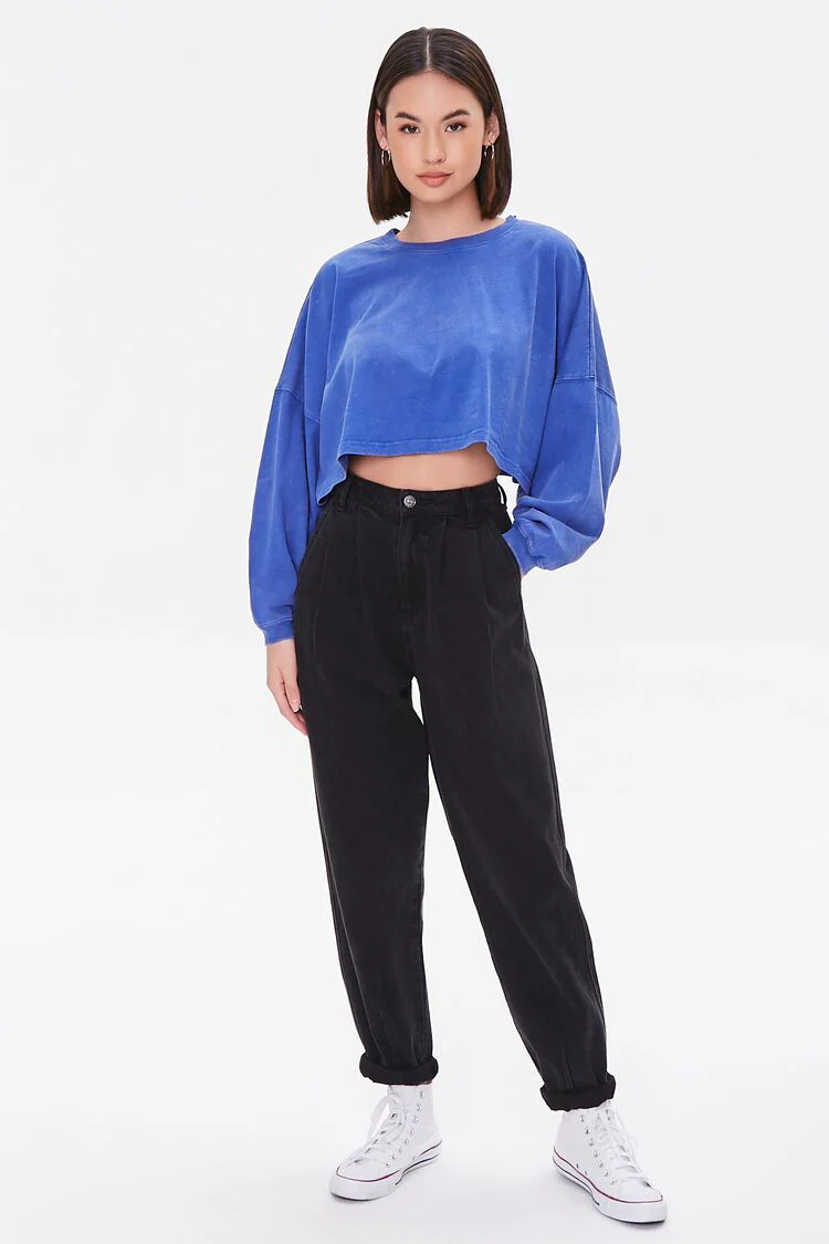 Cropped Long-Sleeve Tee - Image 4