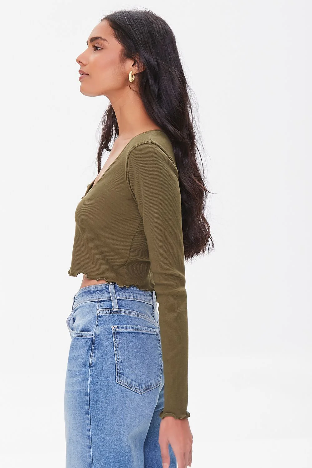 Split-Front Crop Top - Image 2