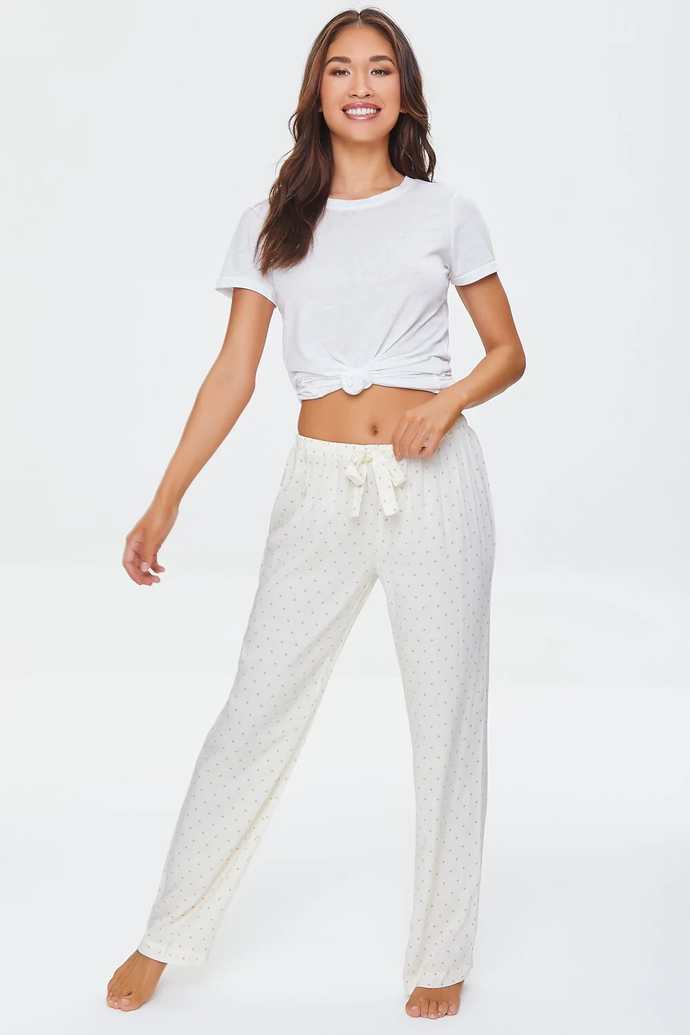 Star Print Pajama Pants - Image 5