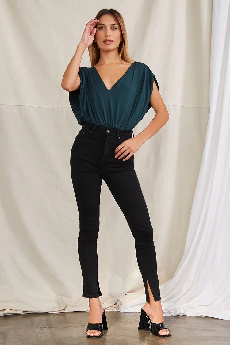 Plunge-Back Chain Bodysuit - Image 4