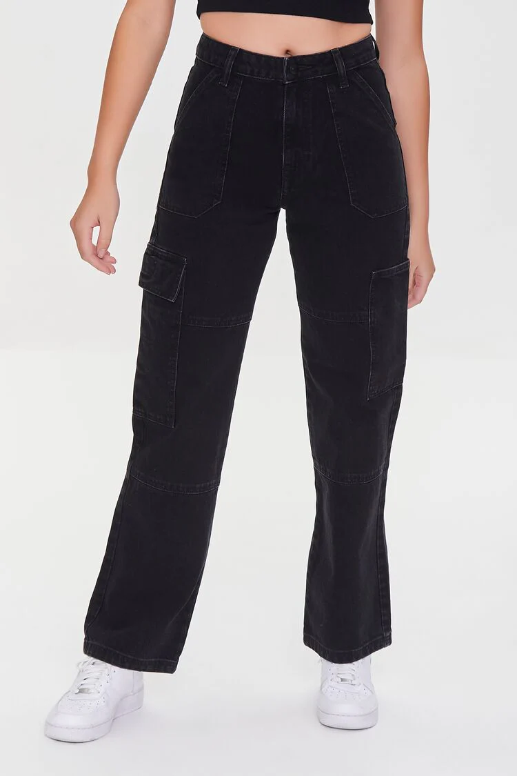 High-Rise Wide-Leg Jeans - Image 2