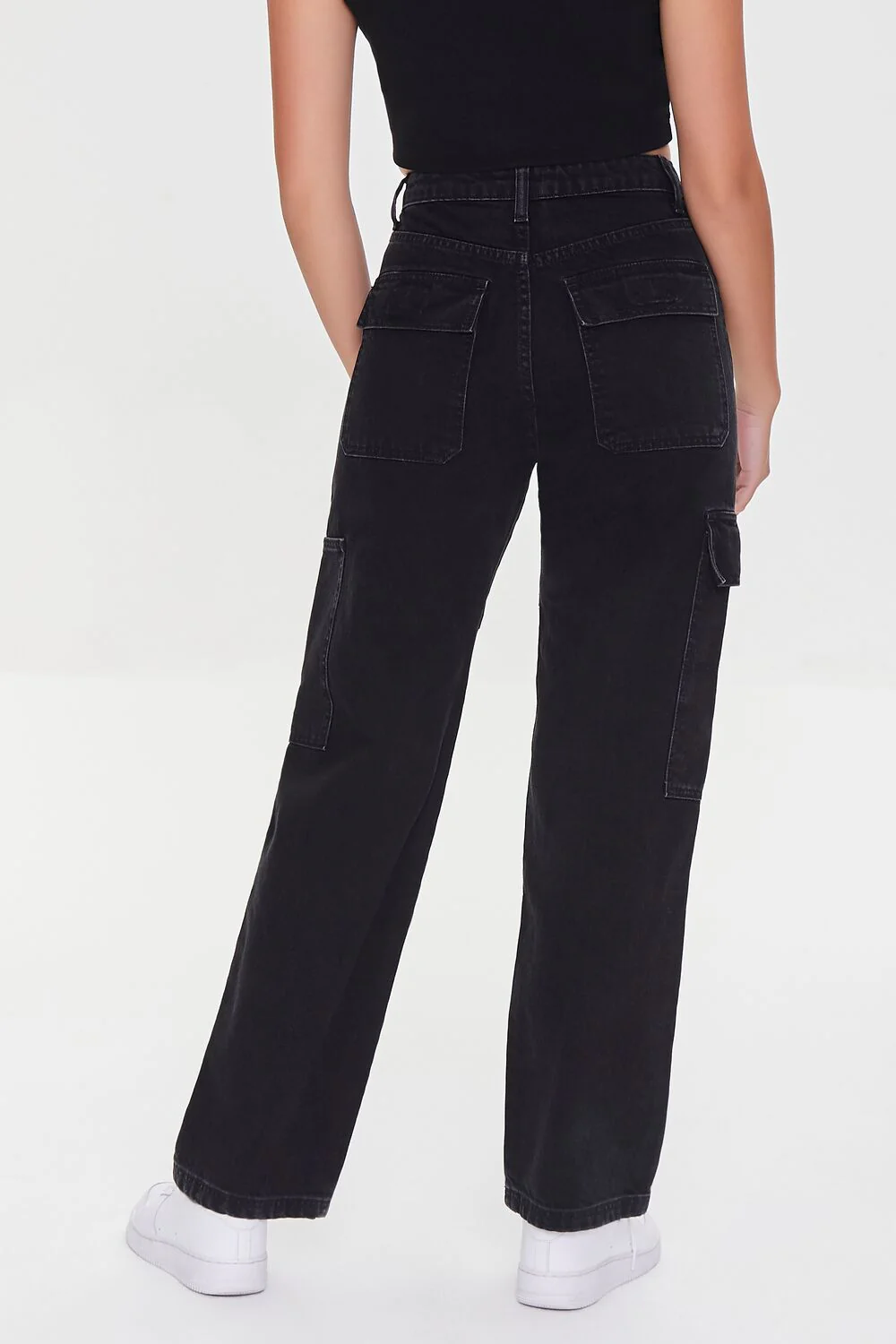 High-Rise Wide-Leg Jeans - Image 4