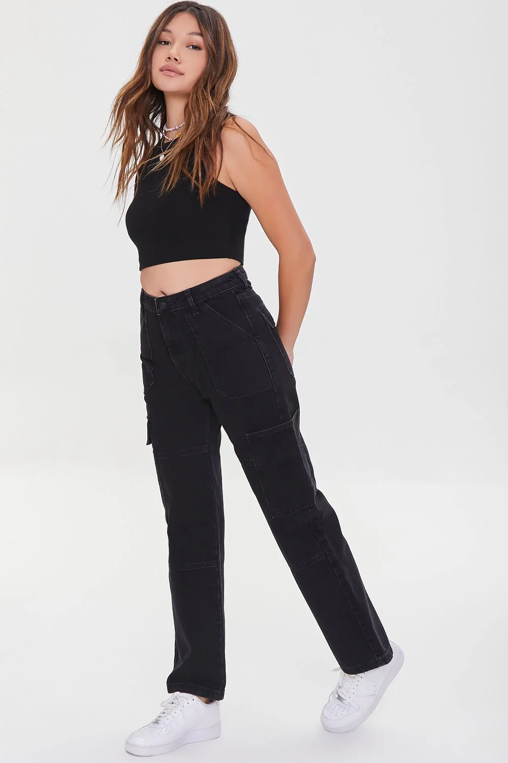 High-Rise Wide-Leg Jeans - Image 5