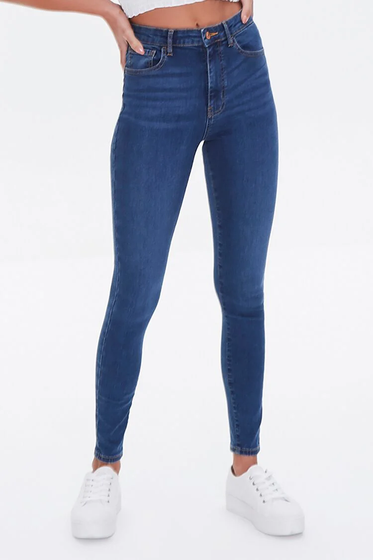 Super-Stretch High-Rise Skinny Jeans - Image 12