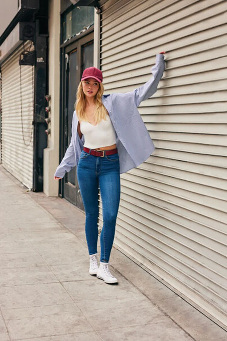 Super-Stretch High-Rise Skinny Jeans - Image 13