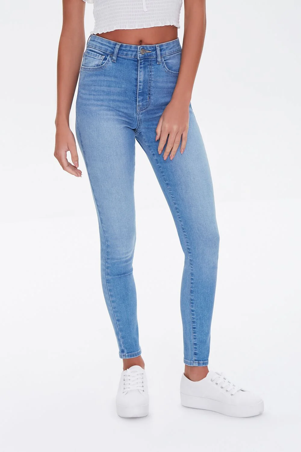Super-Stretch High-Rise Skinny Jeans - Image 6