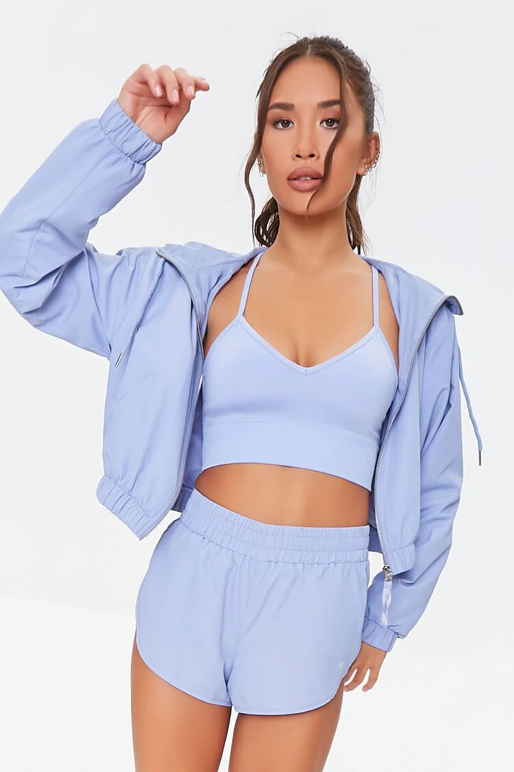 Active Hooded Windbreaker Jacket - Image 5