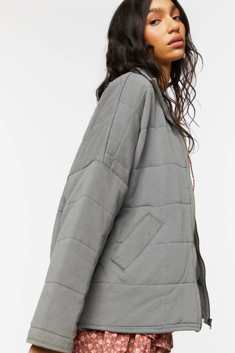 Quilted Zip-Up Jacket - Image 7