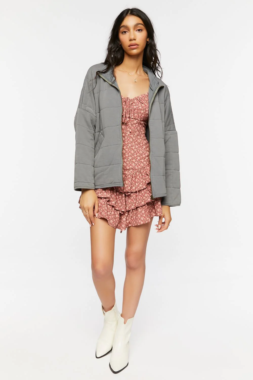 Quilted Zip-Up Jacket - Image 9