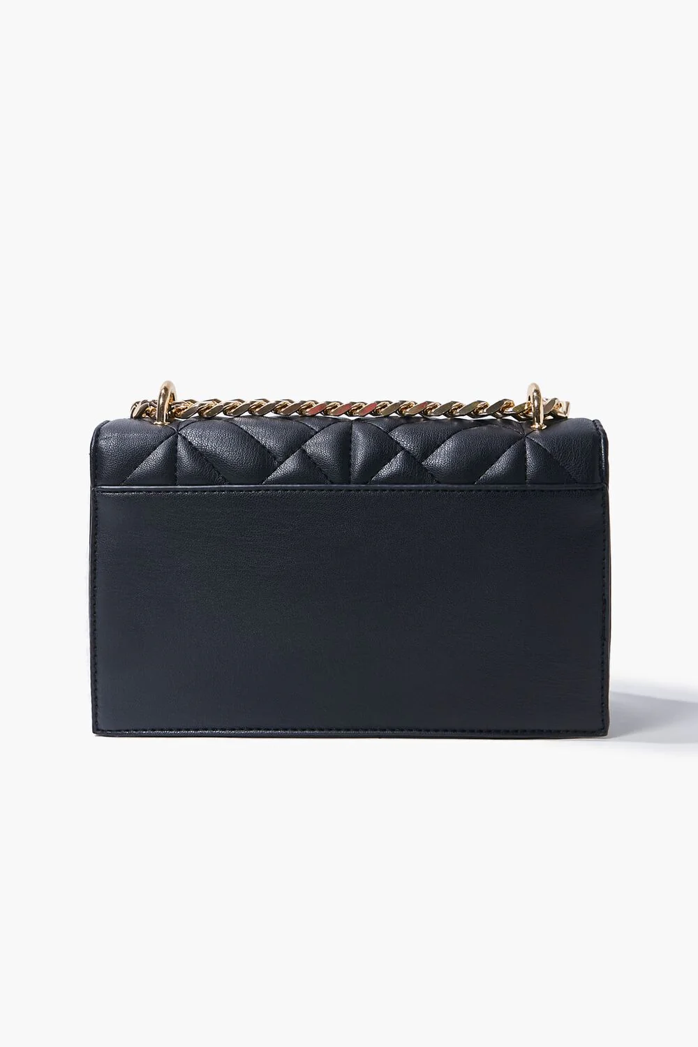 Quilted Faux Leather Crossbody Bag - Image 3