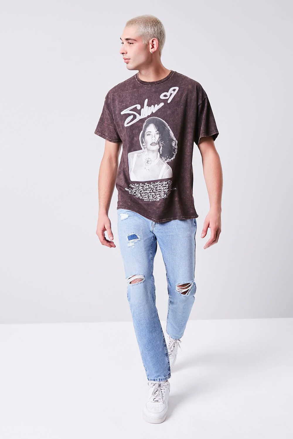 Selena Graphic Mineral Wash Tee - Image 4