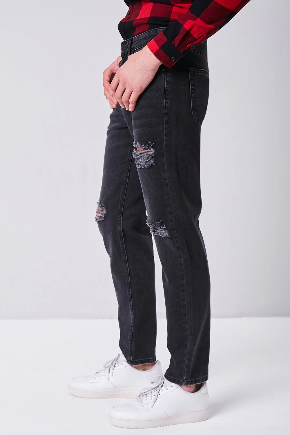 Distressed Straight-Leg Jeans - Image 3