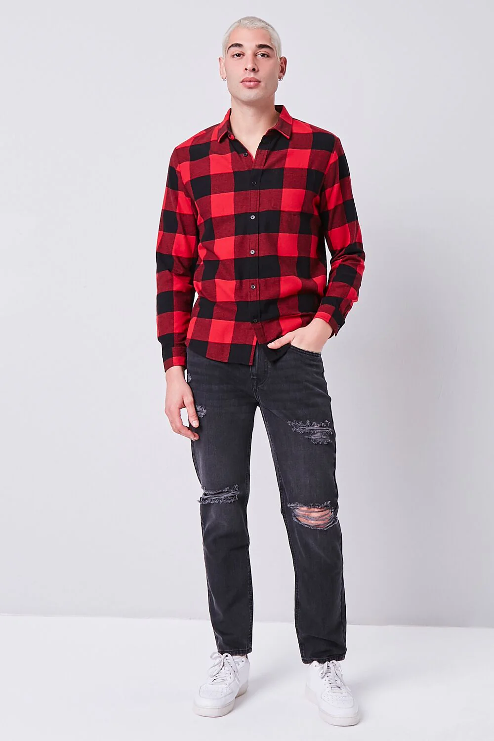 Distressed Straight-Leg Jeans - Image 5