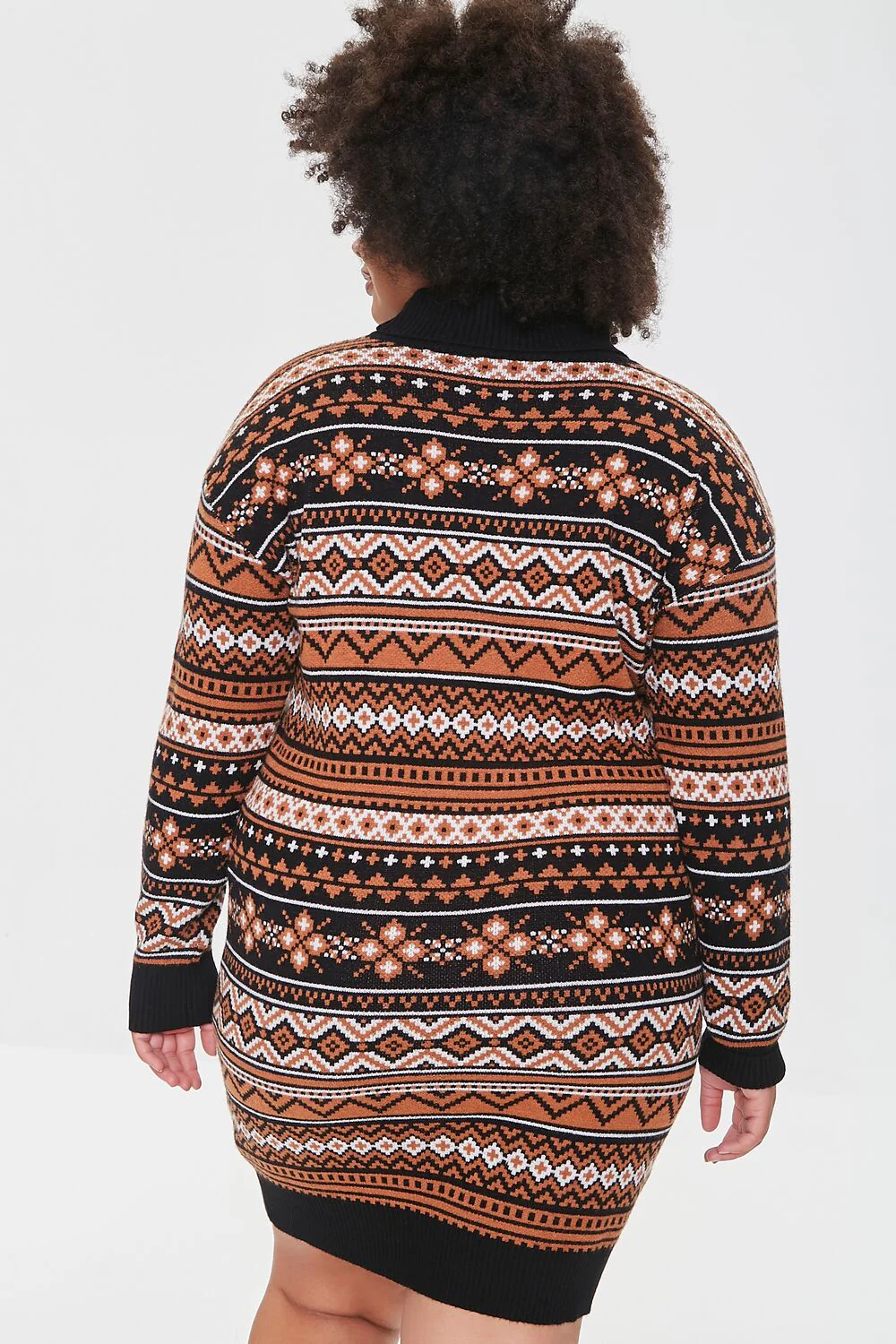 Plus Size Ornate Sweater Dress - Image 3