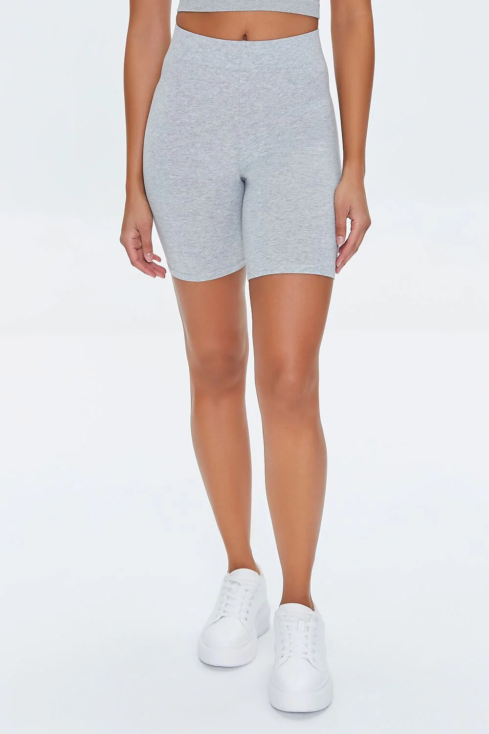 Basic Organically Grown Cotton Biker Shorts - Image 2