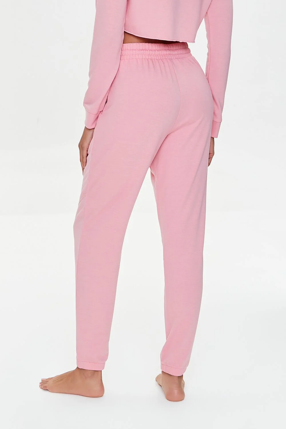 Drawstring French Terry Joggers - Image 4