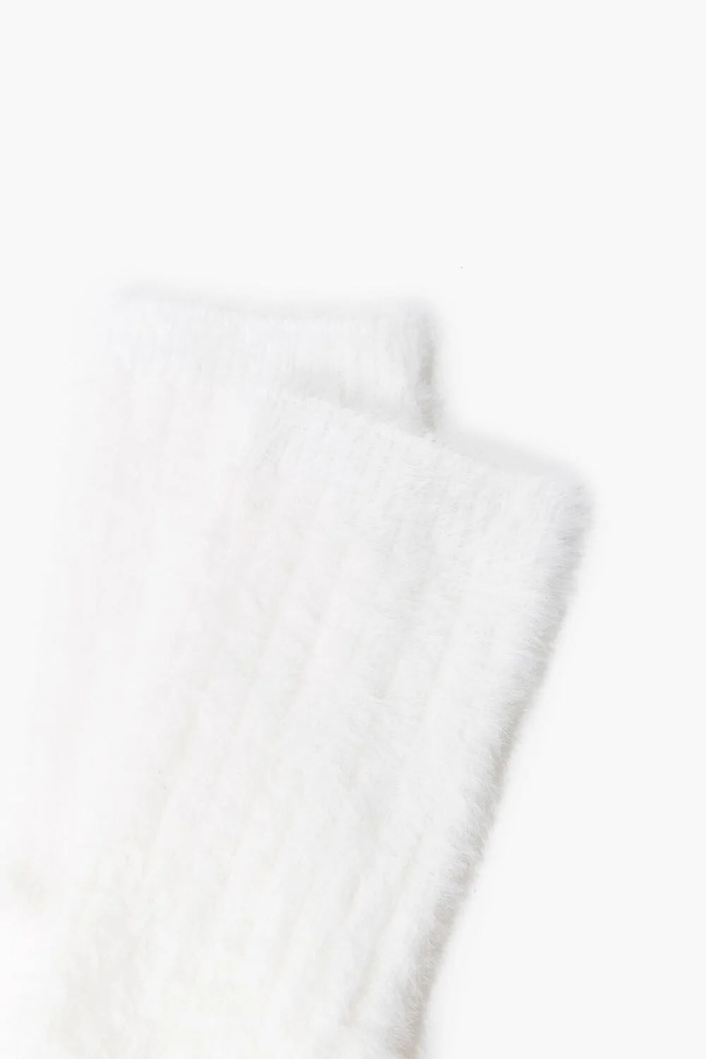 Fuzzy Knit Crew Socks - Image 3