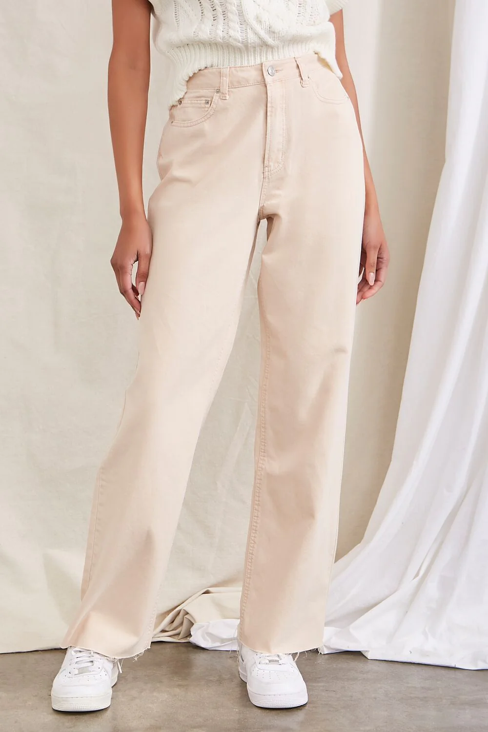 Raw-Cut Twill Pants - Image 2