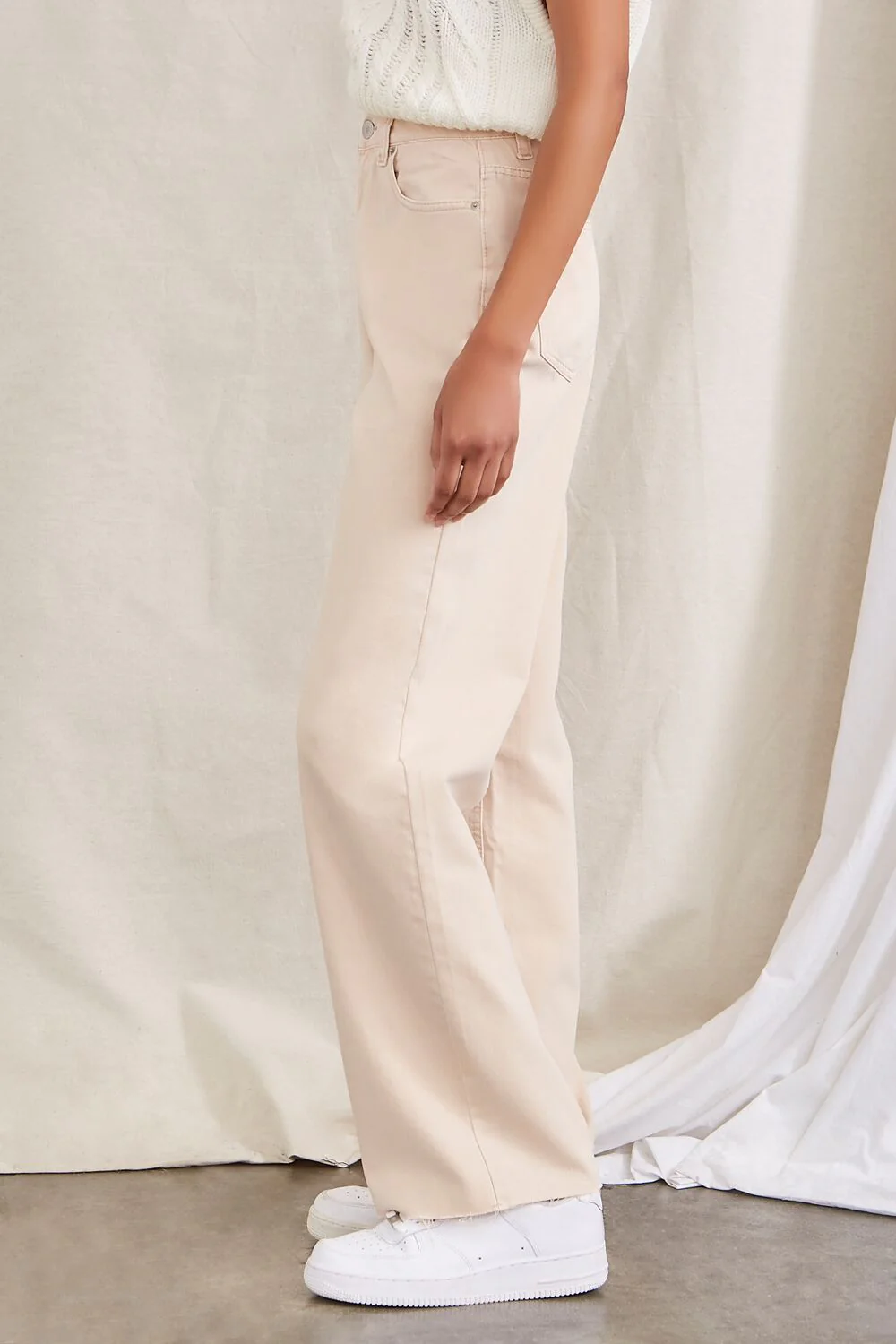 Raw-Cut Twill Pants - Image 3