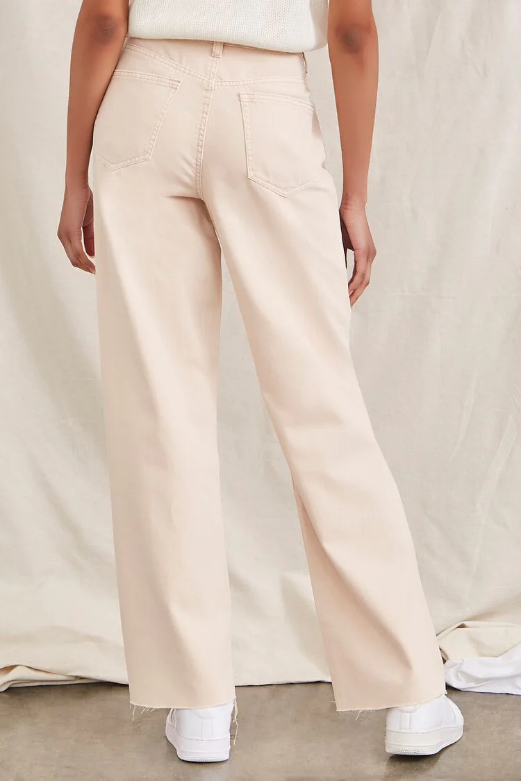 Raw-Cut Twill Pants - Image 4