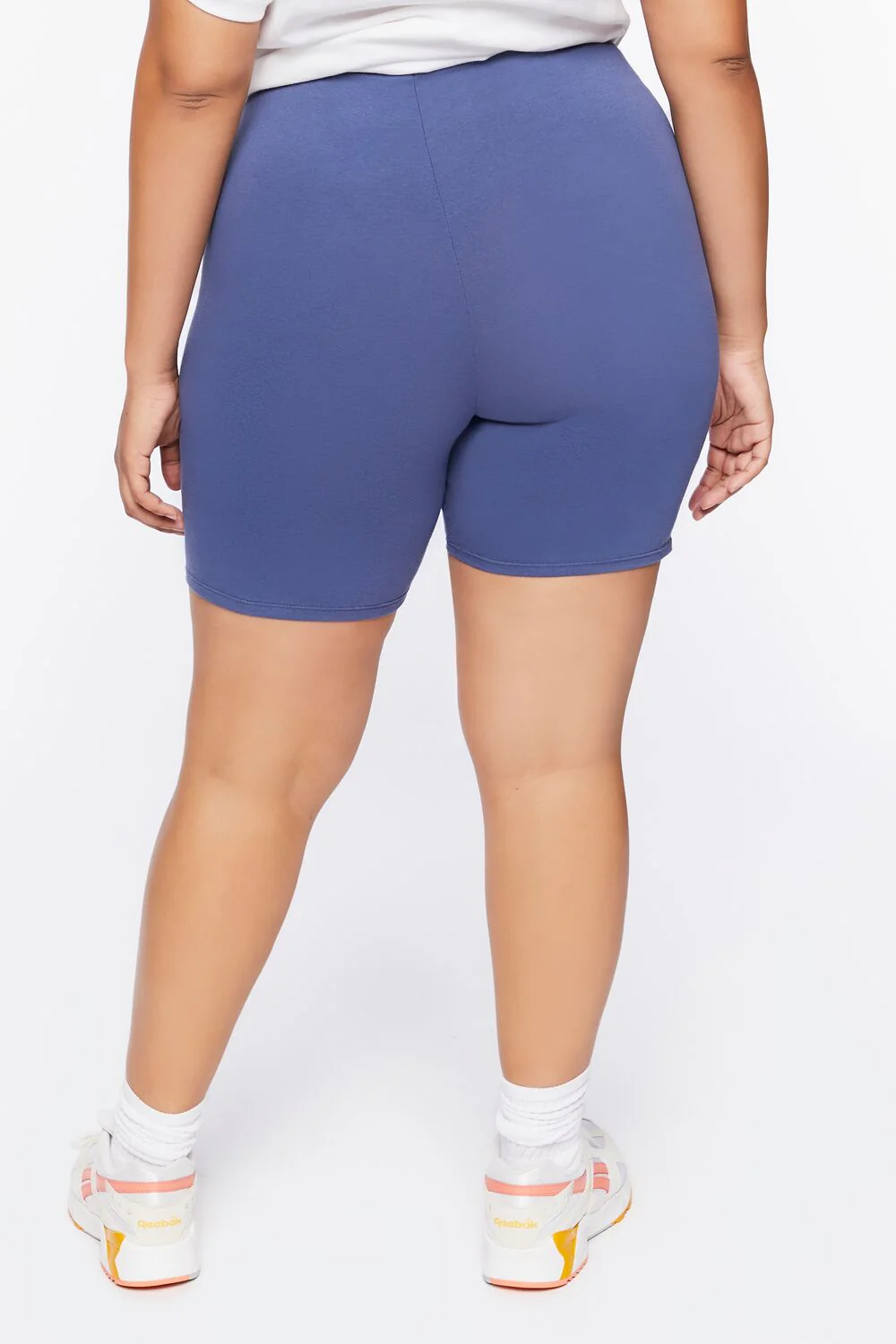 Plus Size Basic Organically Grown Cotton Shorts - Image 4